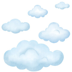 Obraz premium blue sky with clouds