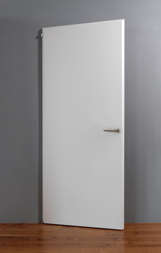 Still life of an interior wooden door