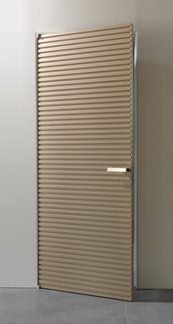 Still life of an interior wooden door