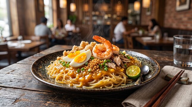 Filipino Pancit Palabok