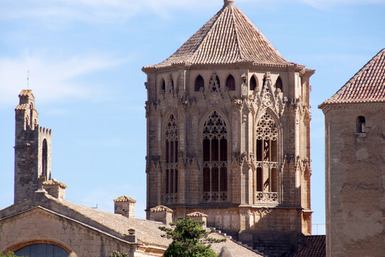 Tarragona (Spain). Gothic dome of the Royal Monastery of Poblet.