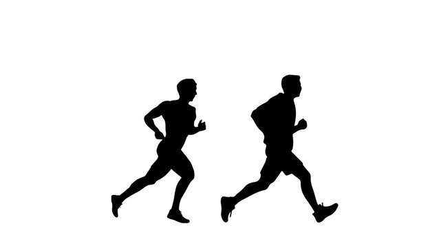 runners vector illustration