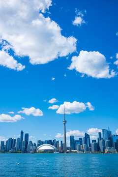 The City of Toronto from across the Inner Harbor