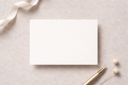 Elegant stationery with minimalist design.