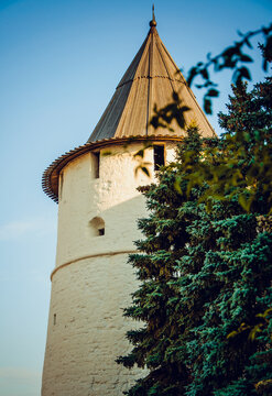 Kazan Kremlin, Russia, 29 Jule 2015, Fortress old stone heritage