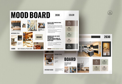 Interior Mood Board Template