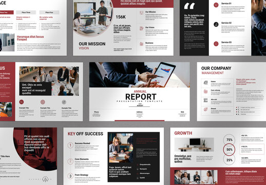 Annual Report Presentation Template