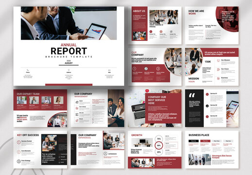 Annual Report Brochure Landscape Template