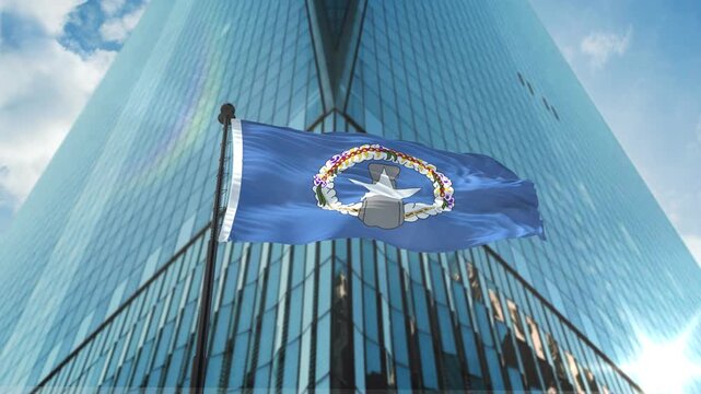 Northern Mariana Islands Flag loop