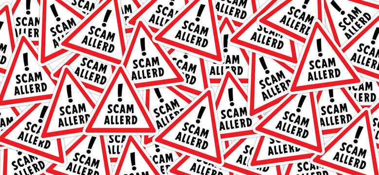 Fraud allerd, hacker alert and scam allerd. Attention sign. Cyber security icon. Caution warning concept. E-mail phishing, data protection on mail or internet.