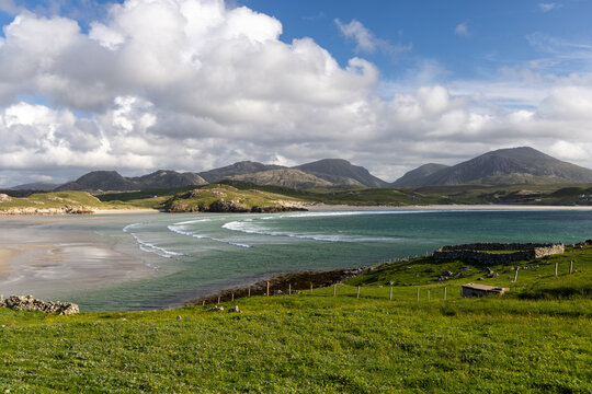 Die Bucht von Uig auf der Isle of Lewis, Schottland