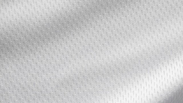 White sports clothing fabric football shirt jersey texture abstract background