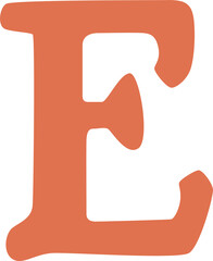 alphabet letter E icon © maridownload