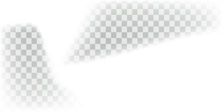 A clear glass on a transparent background vector with realistic window shadow, laptop and TV screen glare, and shiny acrylic plastic sheet texture.