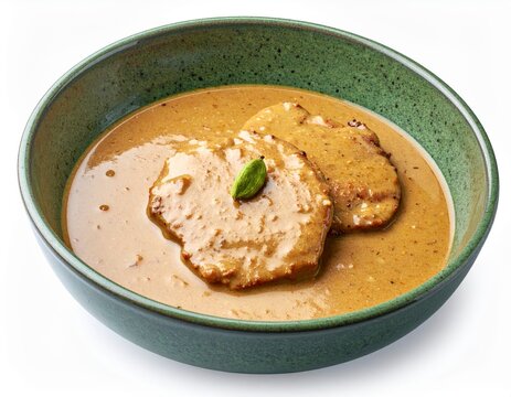 Royal Mughlai Mutton Pasanda In Coriander Green Bowl