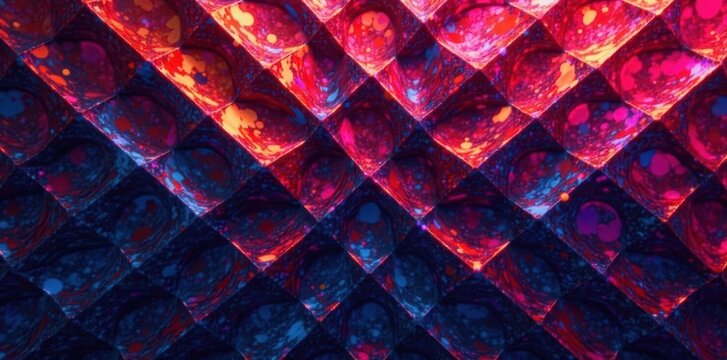 High-contrast geometric pattern composed of interlocking polygons and shapes in metallic hues , backdrop, polygonal, pattern