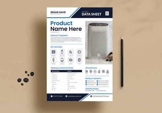 Product Data Sheet Template