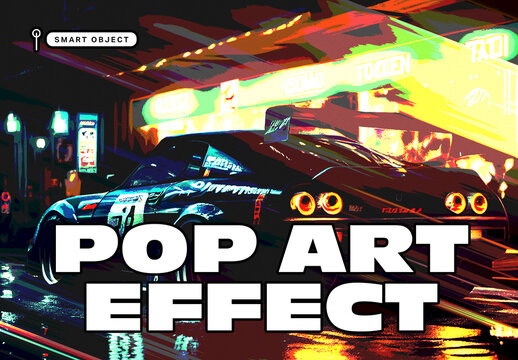 Pop Art Photo Effect Template