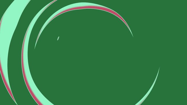 A green background with white border and the letter o on it circle is blue red c sky green screen animated chromakey background composition design frame backgrounds elements emotion