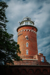 bałtyk. morze, kołobrzeg, piasek, woda, latarnia morska, krajobraz © Estera