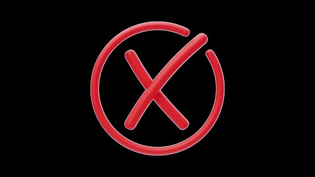 Crossmark Icon Reveal