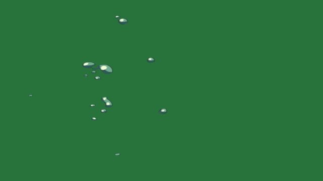 A green background with bird flying in the air and screen some water droplets an image of white dots pokemon wallpapers small dot on it green screen animated chromakey background scene