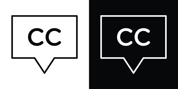 Closed caption icon