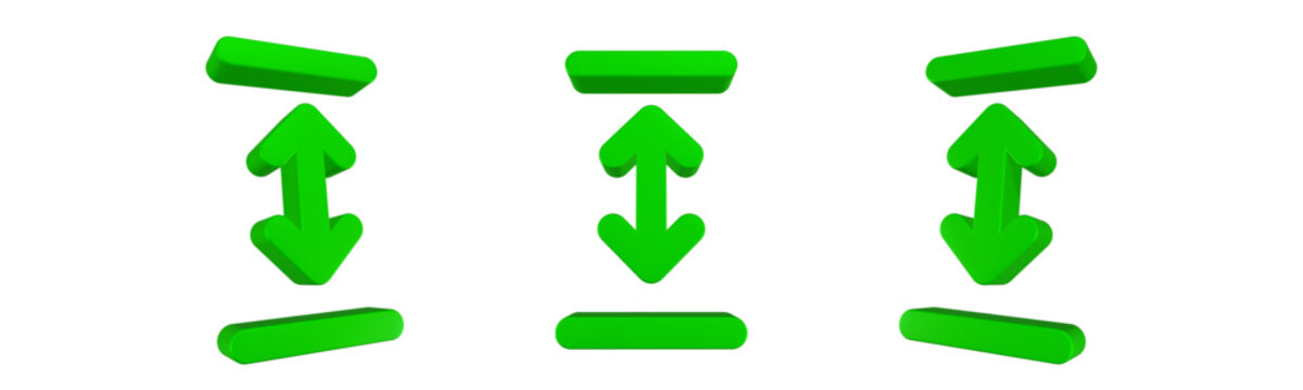 upsize icon 3d render