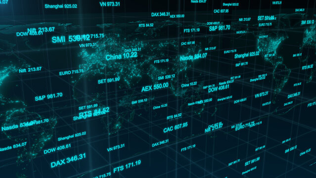 Index stock price display profit value global world trade market open invest database exchange fund