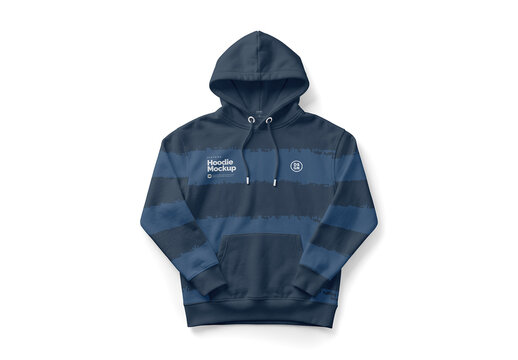 Men's Hoodie Mockup Realistic Design for Marketing and Packaging