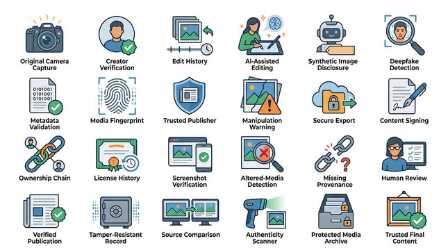 Comprehensive Vector Icons of Modern Medical Devices for Continuous Patient Monitoring, Data Management, and Personalized Digital Health