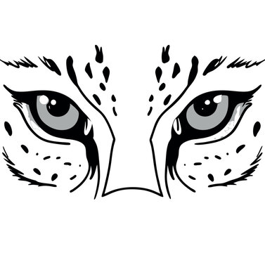 leopard eyes. 