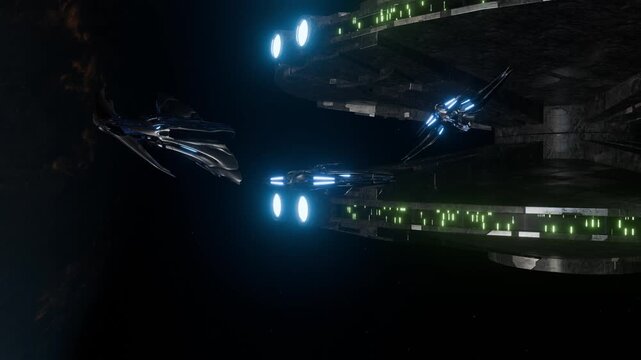 In the distant future, Earth is attacked by an alien race. 