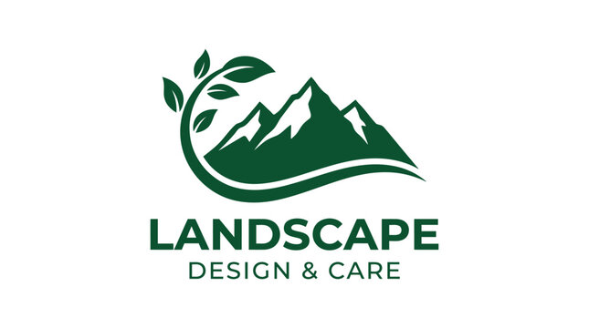 Logo for landscape design and care services.