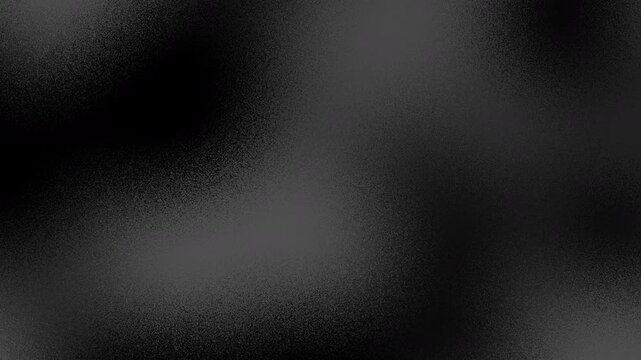 Abstract blurred noise black Grey gradient background video. Smooth dark tones with subtle fade and soft shadows. Minimal elegant backdrop