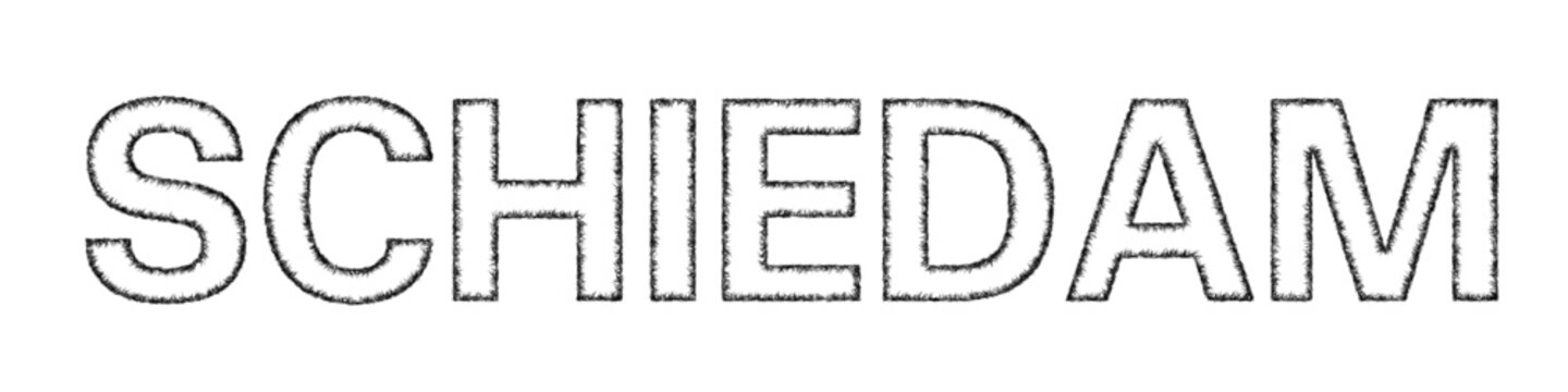 Sketch Schiedam text design element