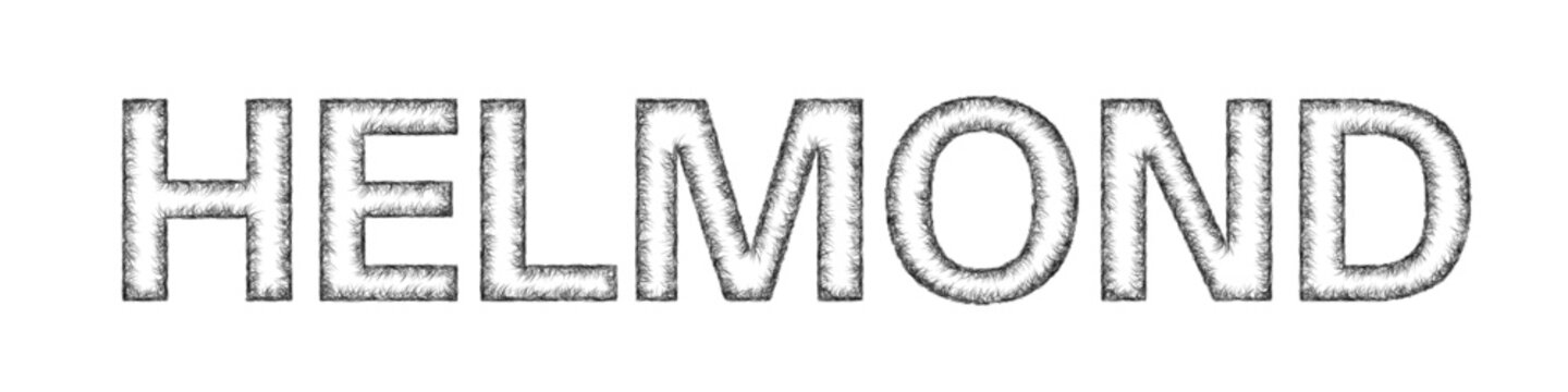 Sketch Helmond text design element