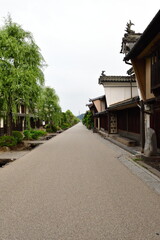 Fototapeta premium 北国街道 海野宿の町並み（長野県東御市）
