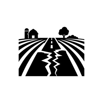Farmland Earthquake Faultline Icon
