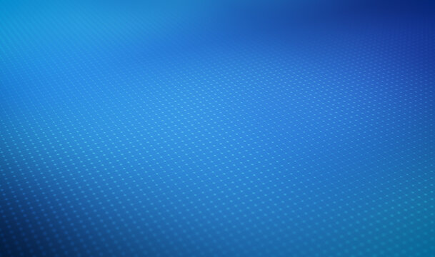 Abstract Blue Digital Grid with Dots. Cyber Network Technology Background.