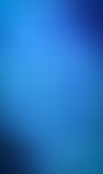 Abstract Blue Digital Grid with Dots. Cyber Network Technology Background.