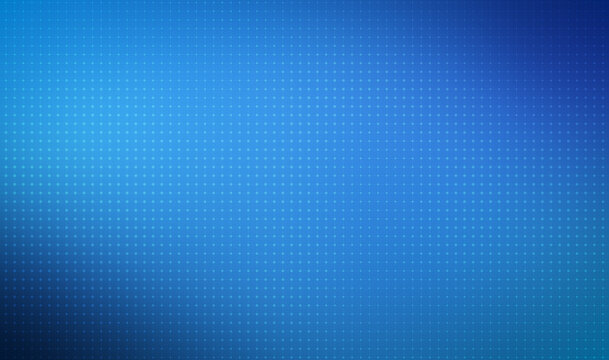 Abstract Blue Digital Grid with Dots. Cyber Network Technology Background.