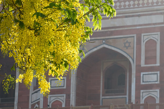 Humayun's Tomb in New Delhi, India. It is the tomb of Mughal Emperor Mirza Nasir al-Din Muhammad, commonly known as Humayun.