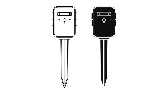 Soil Moisture Meter Icon Set