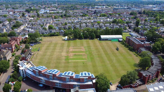 Cambridge Cricket Club Aerial View