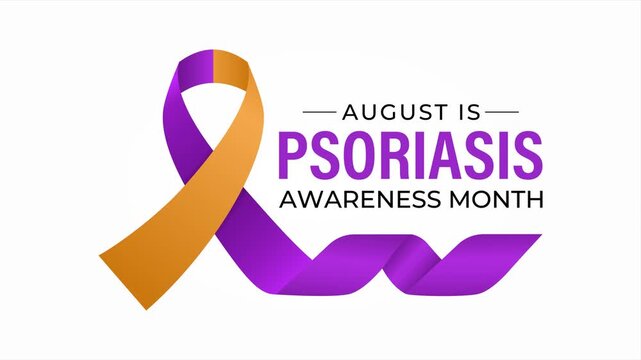 Video animation on the theme of Psoriasis Awareness Month is an annual campaign observed in August. Motion graphic for awareness video.