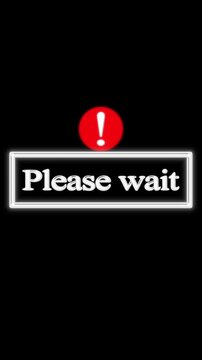 Please wait process graphic ensures user patience with clarity. Process graphic for please wait glows. Please wait graphic enhances user experience.