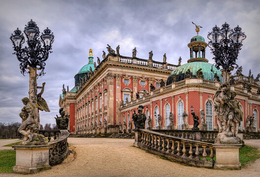 New Palace in Potsdam, Germany. Neues Palais	