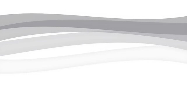 Abstract flowing gray wave background for modern presentation design