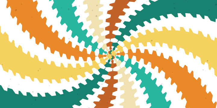 Colorful geometric abstract fractal pattern design Vector, illustration